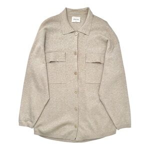 Wilfred Light Tan Button-Up Cardigan